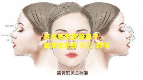 苏州美莱想整鼻子，美莱定制靠 🦋 谱吗